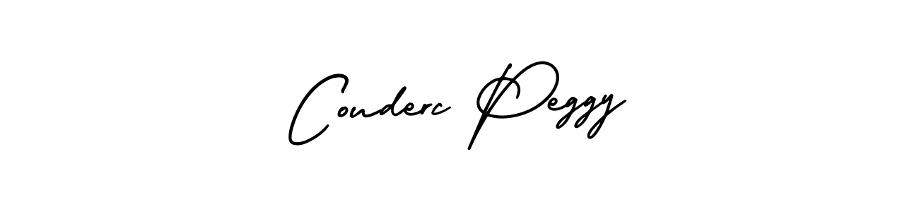 Create a beautiful signature design for name Couderc Peggy. With this signature (AmerikaSignatureDemo-Regular) fonts, you can make a handwritten signature for free. Couderc Peggy signature style 3 images and pictures png