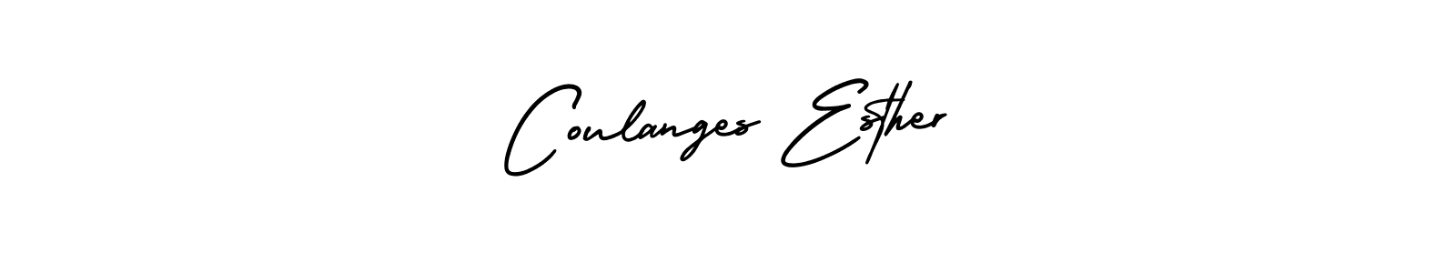 AmerikaSignatureDemo-Regular is a professional signature style that is perfect for those who want to add a touch of class to their signature. It is also a great choice for those who want to make their signature more unique. Get Coulanges Esther name to fancy signature for free. Coulanges Esther signature style 3 images and pictures png