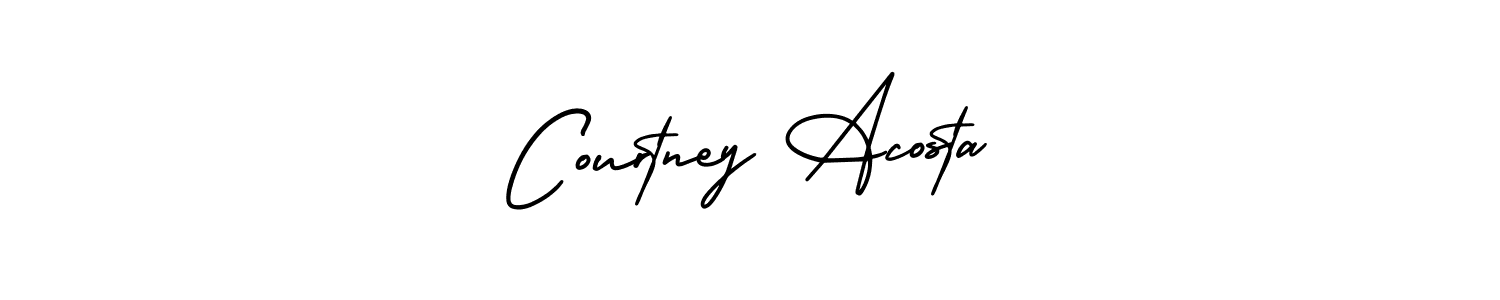 How to make Courtney Acosta signature? AmerikaSignatureDemo-Regular is a professional autograph style. Create handwritten signature for Courtney Acosta name. Courtney Acosta signature style 3 images and pictures png