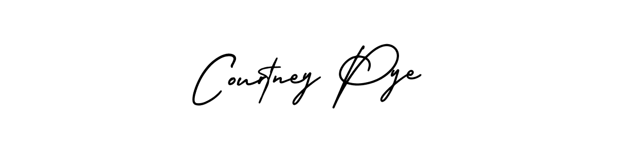 Make a beautiful signature design for name Courtney Pye. With this signature (AmerikaSignatureDemo-Regular) style, you can create a handwritten signature for free. Courtney Pye signature style 3 images and pictures png