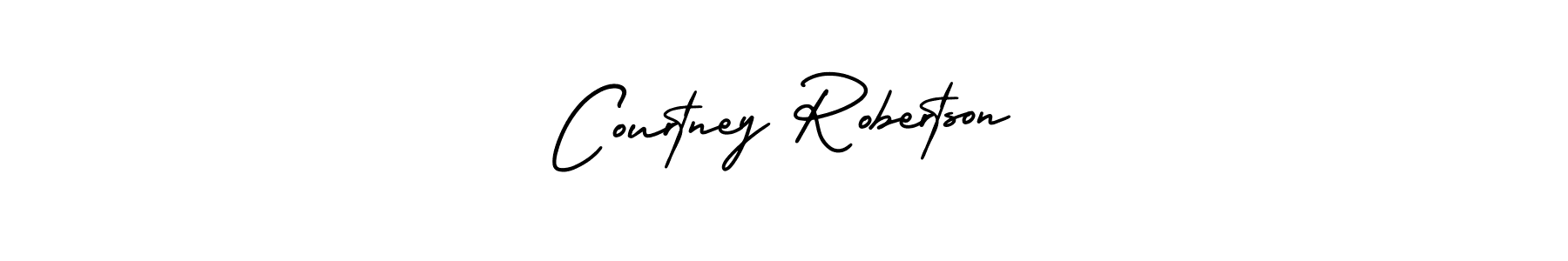 AmerikaSignatureDemo-Regular is a professional signature style that is perfect for those who want to add a touch of class to their signature. It is also a great choice for those who want to make their signature more unique. Get Courtney Robertson name to fancy signature for free. Courtney Robertson signature style 3 images and pictures png