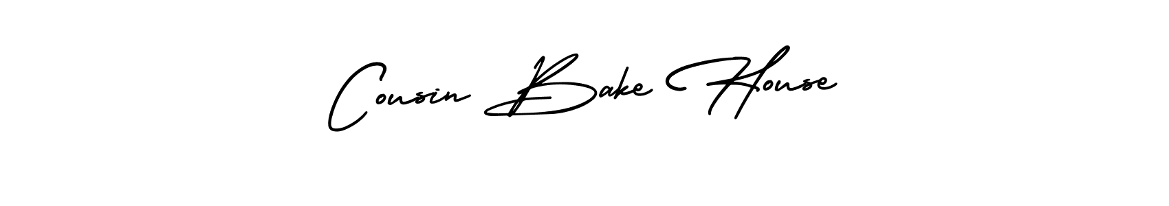 Create a beautiful signature design for name Cousin Bake House. With this signature (AmerikaSignatureDemo-Regular) fonts, you can make a handwritten signature for free. Cousin Bake House signature style 3 images and pictures png