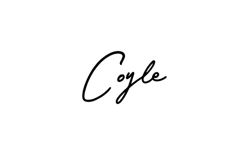 Also we have Coyle name is the best signature style. Create professional handwritten signature collection using AmerikaSignatureDemo-Regular autograph style. Coyle signature style 3 images and pictures png