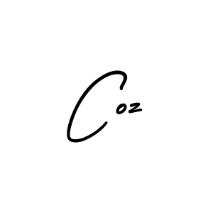 Make a beautiful signature design for name Coz. Use this online signature maker to create a handwritten signature for free. Coz signature style 3 images and pictures png