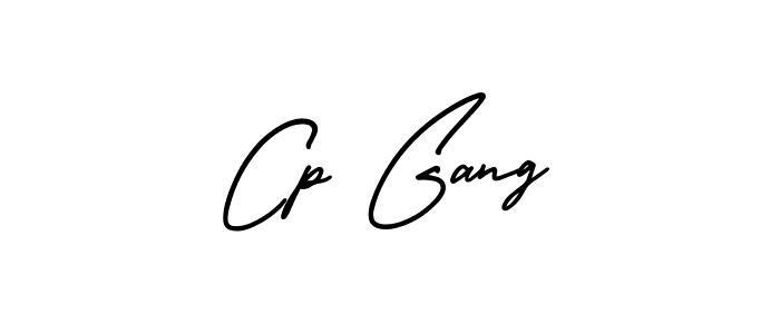 How to Draw Cp Gang signature style? AmerikaSignatureDemo-Regular is a latest design signature styles for name Cp Gang. Cp Gang signature style 3 images and pictures png