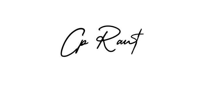 Cp Raut stylish signature style. Best Handwritten Sign (AmerikaSignatureDemo-Regular) for my name. Handwritten Signature Collection Ideas for my name Cp Raut. Cp Raut signature style 3 images and pictures png