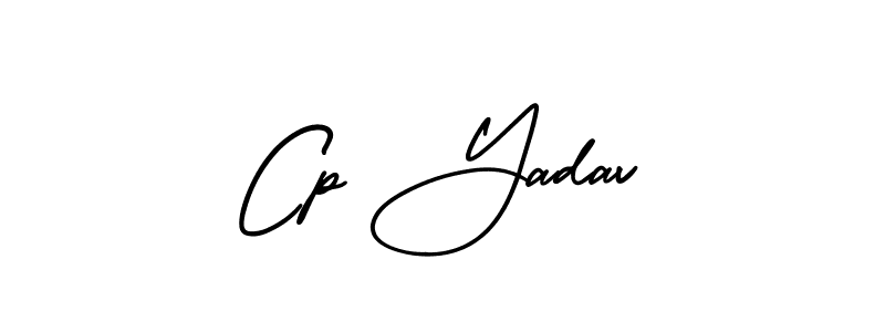 Design your own signature with our free online signature maker. With this signature software, you can create a handwritten (AmerikaSignatureDemo-Regular) signature for name Cp Yadav. Cp Yadav signature style 3 images and pictures png