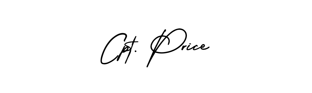 Design your own signature with our free online signature maker. With this signature software, you can create a handwritten (AmerikaSignatureDemo-Regular) signature for name Cpt. Price. Cpt. Price signature style 3 images and pictures png