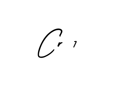 Cr 7 stylish signature style. Best Handwritten Sign (AmerikaSignatureDemo-Regular) for my name. Handwritten Signature Collection Ideas for my name Cr 7. Cr 7 signature style 3 images and pictures png