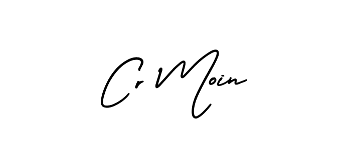 How to make Cr Moin signature? AmerikaSignatureDemo-Regular is a professional autograph style. Create handwritten signature for Cr Moin name. Cr Moin signature style 3 images and pictures png