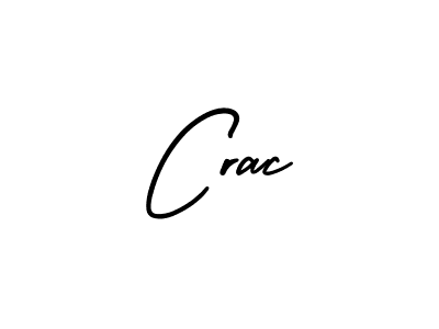 Design your own signature with our free online signature maker. With this signature software, you can create a handwritten (AmerikaSignatureDemo-Regular) signature for name Crac. Crac signature style 3 images and pictures png