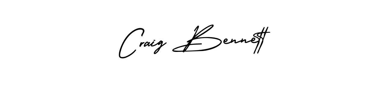Create a beautiful signature design for name Craig Bennett. With this signature (AmerikaSignatureDemo-Regular) fonts, you can make a handwritten signature for free. Craig Bennett signature style 3 images and pictures png