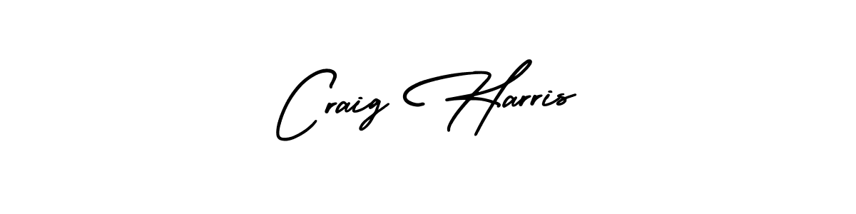 Make a beautiful signature design for name Craig Harris. With this signature (AmerikaSignatureDemo-Regular) style, you can create a handwritten signature for free. Craig Harris signature style 3 images and pictures png