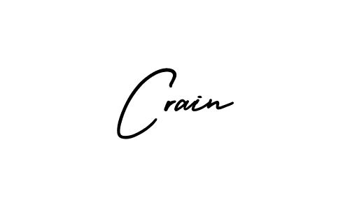 Crain stylish signature style. Best Handwritten Sign (AmerikaSignatureDemo-Regular) for my name. Handwritten Signature Collection Ideas for my name Crain. Crain signature style 3 images and pictures png
