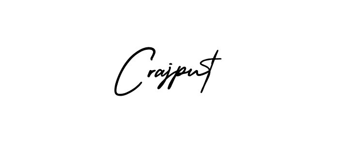 Make a beautiful signature design for name Crajput. With this signature (AmerikaSignatureDemo-Regular) style, you can create a handwritten signature for free. Crajput signature style 3 images and pictures png