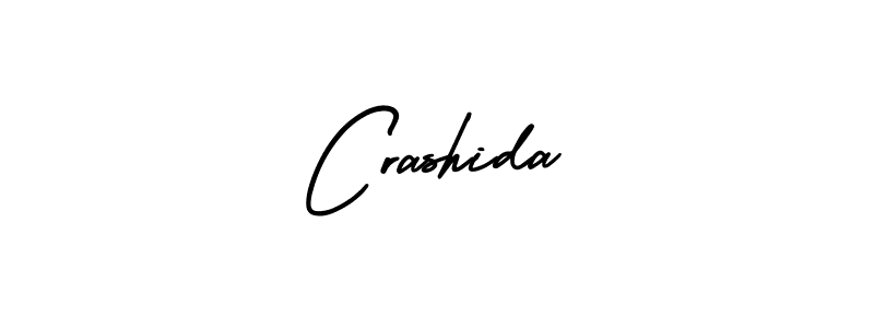 Use a signature maker to create a handwritten signature online. With this signature software, you can design (AmerikaSignatureDemo-Regular) your own signature for name Crashida. Crashida signature style 3 images and pictures png