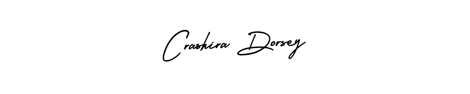 AmerikaSignatureDemo-Regular is a professional signature style that is perfect for those who want to add a touch of class to their signature. It is also a great choice for those who want to make their signature more unique. Get Crashira Dorsey name to fancy signature for free. Crashira Dorsey signature style 3 images and pictures png