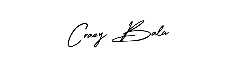 You should practise on your own different ways (AmerikaSignatureDemo-Regular) to write your name (Crazy Bala) in signature. don't let someone else do it for you. Crazy Bala signature style 3 images and pictures png