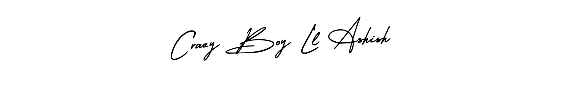 It looks lik you need a new signature style for name Crazy Boy Ll Ashish. Design unique handwritten (AmerikaSignatureDemo-Regular) signature with our free signature maker in just a few clicks. Crazy Boy Ll Ashish signature style 3 images and pictures png