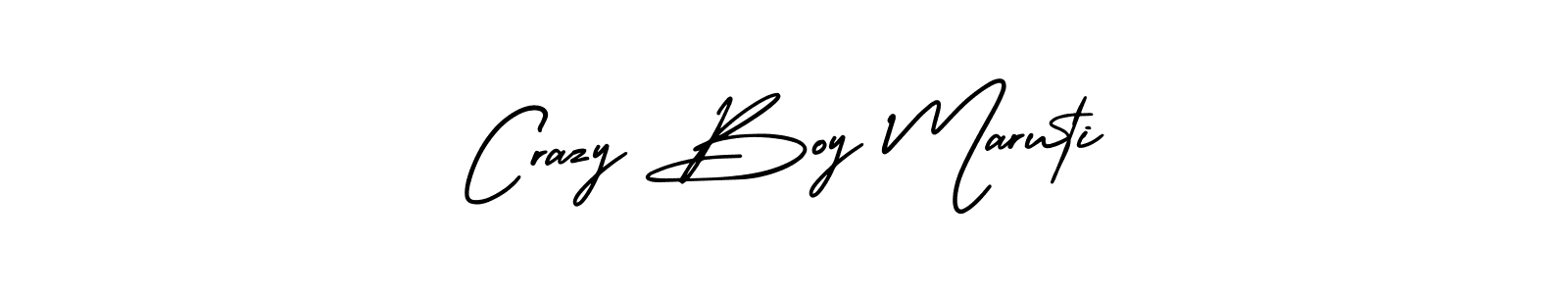 Also You can easily find your signature by using the search form. We will create Crazy Boy Maruti name handwritten signature images for you free of cost using AmerikaSignatureDemo-Regular sign style. Crazy Boy Maruti signature style 3 images and pictures png