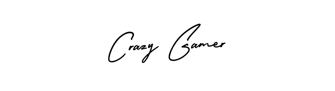 Best and Professional Signature Style for Crazy Gamer. AmerikaSignatureDemo-Regular Best Signature Style Collection. Crazy Gamer signature style 3 images and pictures png