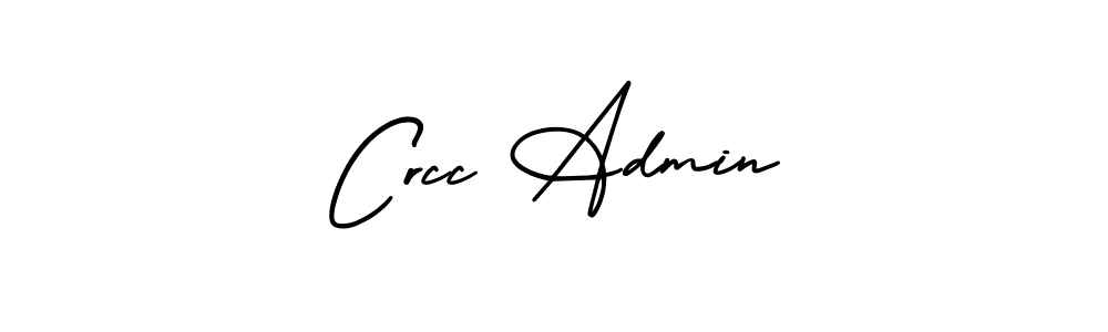 How to make Crcc Admin signature? AmerikaSignatureDemo-Regular is a professional autograph style. Create handwritten signature for Crcc Admin name. Crcc Admin signature style 3 images and pictures png