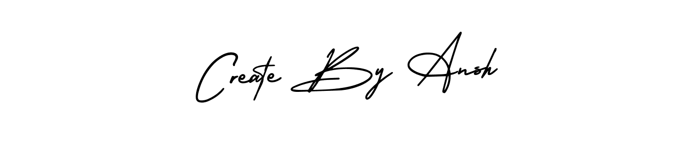 Make a beautiful signature design for name Create By Ansh. With this signature (AmerikaSignatureDemo-Regular) style, you can create a handwritten signature for free. Create By Ansh signature style 3 images and pictures png