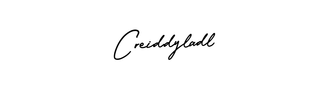 Design your own signature with our free online signature maker. With this signature software, you can create a handwritten (AmerikaSignatureDemo-Regular) signature for name Creiddyladl. Creiddyladl signature style 3 images and pictures png