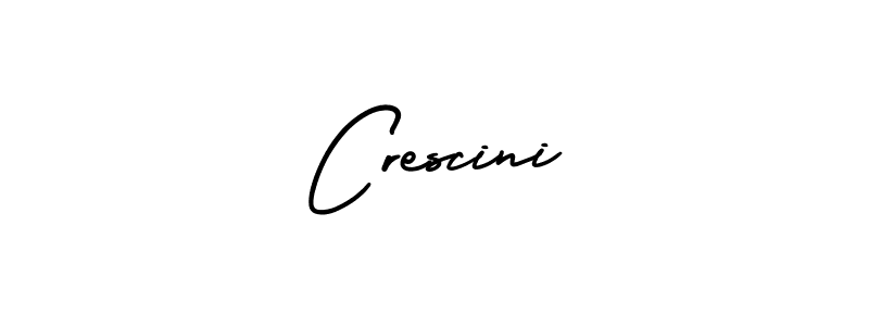How to make Crescini signature? AmerikaSignatureDemo-Regular is a professional autograph style. Create handwritten signature for Crescini name. Crescini signature style 3 images and pictures png
