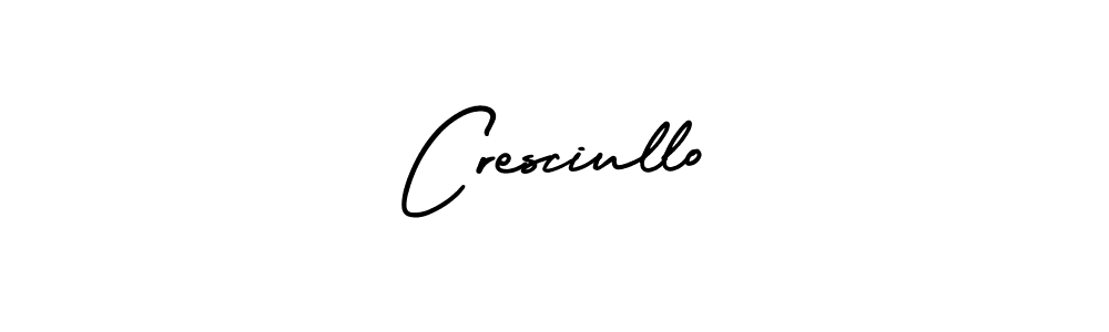 AmerikaSignatureDemo-Regular is a professional signature style that is perfect for those who want to add a touch of class to their signature. It is also a great choice for those who want to make their signature more unique. Get Cresciullo name to fancy signature for free. Cresciullo signature style 3 images and pictures png