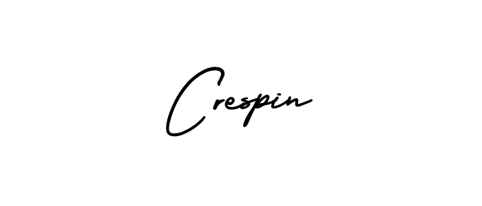 You should practise on your own different ways (AmerikaSignatureDemo-Regular) to write your name (Crespin) in signature. don't let someone else do it for you. Crespin signature style 3 images and pictures png