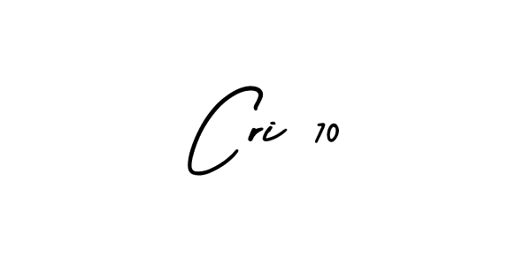 Make a beautiful signature design for name Cri 70. With this signature (AmerikaSignatureDemo-Regular) style, you can create a handwritten signature for free. Cri 70 signature style 3 images and pictures png