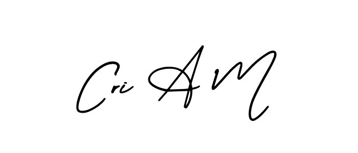 You can use this online signature creator to create a handwritten signature for the name Cri A M. This is the best online autograph maker. Cri A M signature style 3 images and pictures png