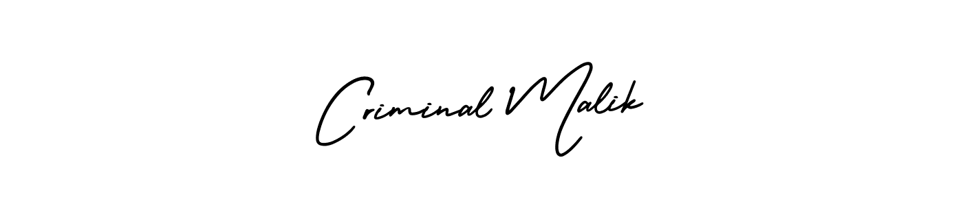 You should practise on your own different ways (AmerikaSignatureDemo-Regular) to write your name (Criminal Malik) in signature. don't let someone else do it for you. Criminal Malik signature style 3 images and pictures png