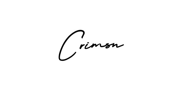 It looks lik you need a new signature style for name Crimsn. Design unique handwritten (AmerikaSignatureDemo-Regular) signature with our free signature maker in just a few clicks. Crimsn signature style 3 images and pictures png