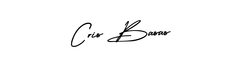 How to make Cris Basas name signature. Use AmerikaSignatureDemo-Regular style for creating short signs online. This is the latest handwritten sign. Cris Basas signature style 3 images and pictures png