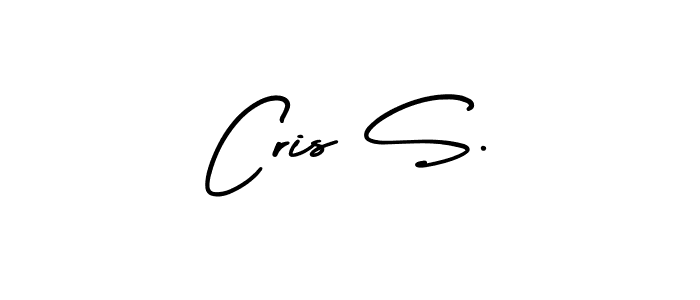 Create a beautiful signature design for name Cris S.. With this signature (AmerikaSignatureDemo-Regular) fonts, you can make a handwritten signature for free. Cris S. signature style 3 images and pictures png