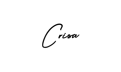 Crisa stylish signature style. Best Handwritten Sign (AmerikaSignatureDemo-Regular) for my name. Handwritten Signature Collection Ideas for my name Crisa. Crisa signature style 3 images and pictures png