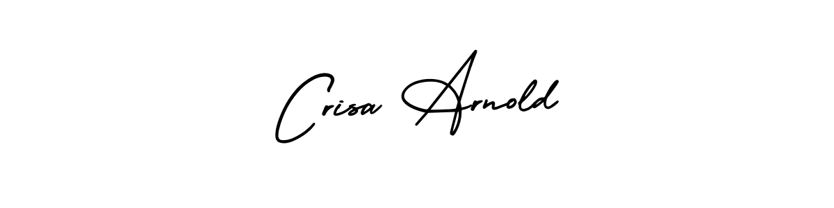 Design your own signature with our free online signature maker. With this signature software, you can create a handwritten (AmerikaSignatureDemo-Regular) signature for name Crisa Arnold. Crisa Arnold signature style 3 images and pictures png
