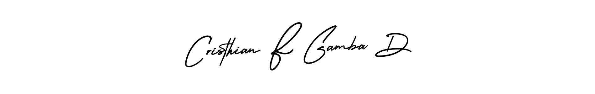 Best and Professional Signature Style for Cristhian F Gamba D. AmerikaSignatureDemo-Regular Best Signature Style Collection. Cristhian F Gamba D signature style 3 images and pictures png