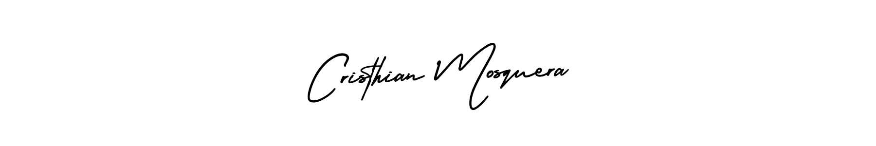 Cristhian Mosquera stylish signature style. Best Handwritten Sign (AmerikaSignatureDemo-Regular) for my name. Handwritten Signature Collection Ideas for my name Cristhian Mosquera. Cristhian Mosquera signature style 3 images and pictures png