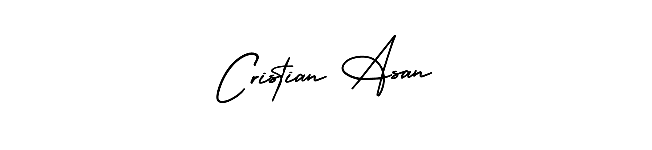 Best and Professional Signature Style for Cristian Asan. AmerikaSignatureDemo-Regular Best Signature Style Collection. Cristian Asan signature style 3 images and pictures png