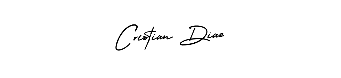 How to make Cristian Diaz name signature. Use AmerikaSignatureDemo-Regular style for creating short signs online. This is the latest handwritten sign. Cristian Diaz signature style 3 images and pictures png