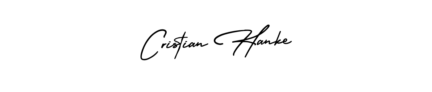 Cristian Hanke stylish signature style. Best Handwritten Sign (AmerikaSignatureDemo-Regular) for my name. Handwritten Signature Collection Ideas for my name Cristian Hanke. Cristian Hanke signature style 3 images and pictures png