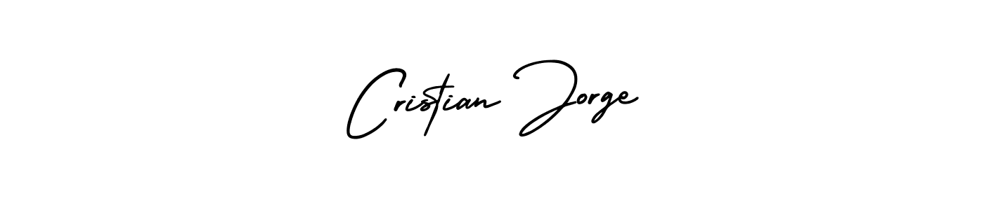 Design your own signature with our free online signature maker. With this signature software, you can create a handwritten (AmerikaSignatureDemo-Regular) signature for name Cristian Jorge. Cristian Jorge signature style 3 images and pictures png