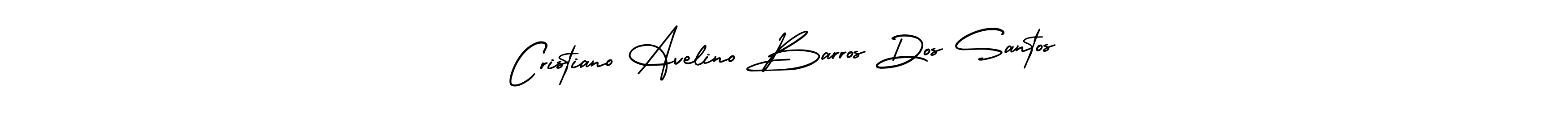 How to make Cristiano Avelino Barros Dos Santos name signature. Use AmerikaSignatureDemo-Regular style for creating short signs online. This is the latest handwritten sign. Cristiano Avelino Barros Dos Santos signature style 3 images and pictures png