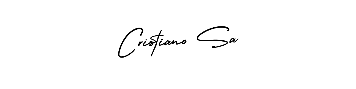 Cristiano Sa stylish signature style. Best Handwritten Sign (AmerikaSignatureDemo-Regular) for my name. Handwritten Signature Collection Ideas for my name Cristiano Sa. Cristiano Sa signature style 3 images and pictures png