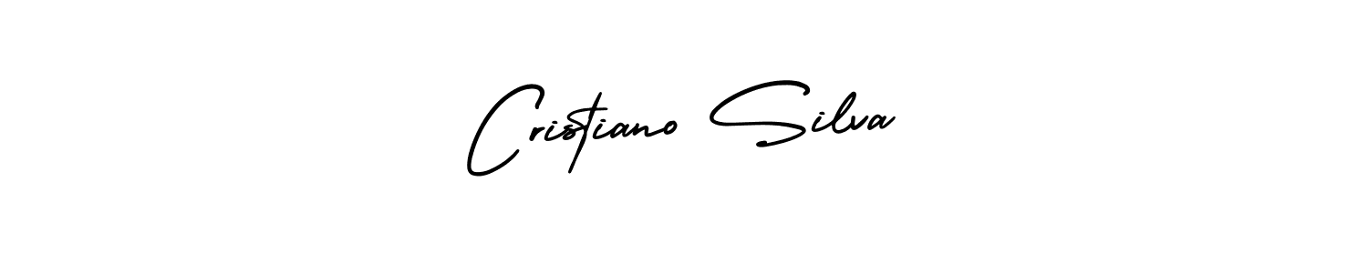 Create a beautiful signature design for name Cristiano Silva. With this signature (AmerikaSignatureDemo-Regular) fonts, you can make a handwritten signature for free. Cristiano Silva signature style 3 images and pictures png