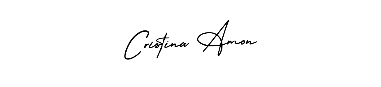 This is the best signature style for the Cristina Amon name. Also you like these signature font (AmerikaSignatureDemo-Regular). Mix name signature. Cristina Amon signature style 3 images and pictures png
