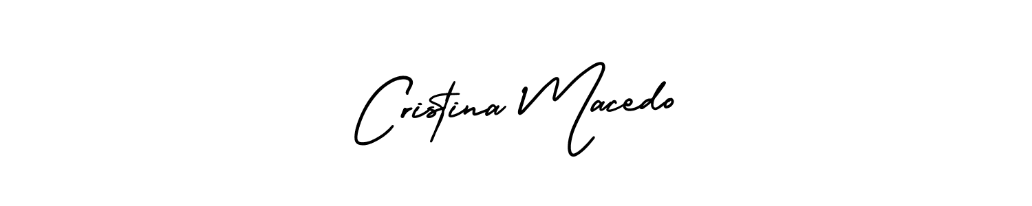 AmerikaSignatureDemo-Regular is a professional signature style that is perfect for those who want to add a touch of class to their signature. It is also a great choice for those who want to make their signature more unique. Get Cristina Macedo name to fancy signature for free. Cristina Macedo signature style 3 images and pictures png